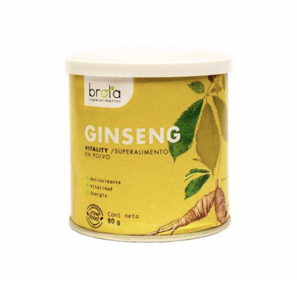 Ginseng Vitality 80 gr, marca Brota Mercado La Vega