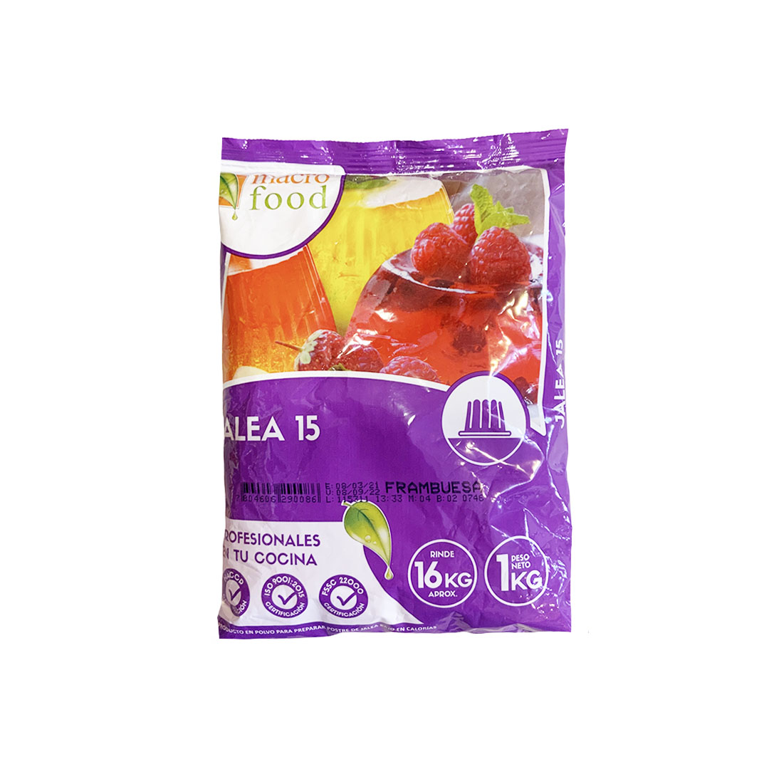 Jalea Frambuesa 1kg, Macrofood Mercado La Vega