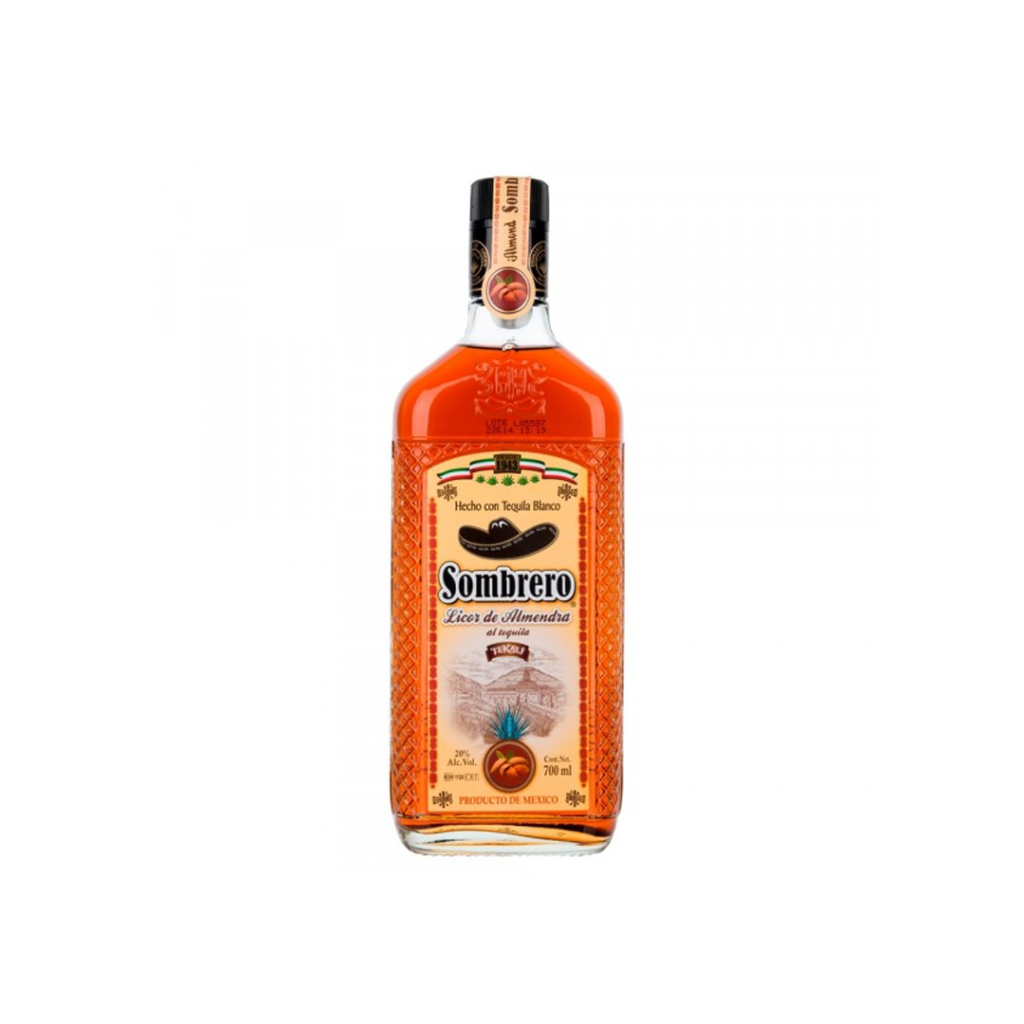 Tequila Sombrero Negro Almendra 750ml Mercado La Vega